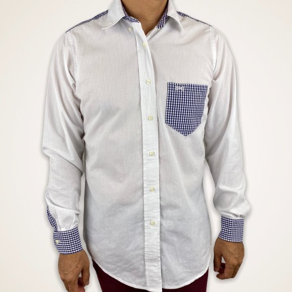 Men Long Sleeve Button Down Shirt - Picture 1 of 5